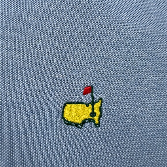 Magnolia Lane Masters Golf Pique Polo Shirt in Blue Size Small - Picture 5 of 9